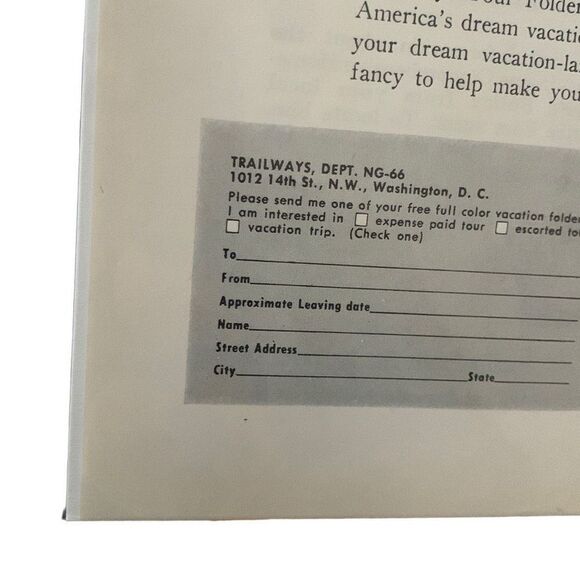 Vintage 1956 Trailways Bus Dream Aids Advertisement Ad Advertising - Picture 4 of 7